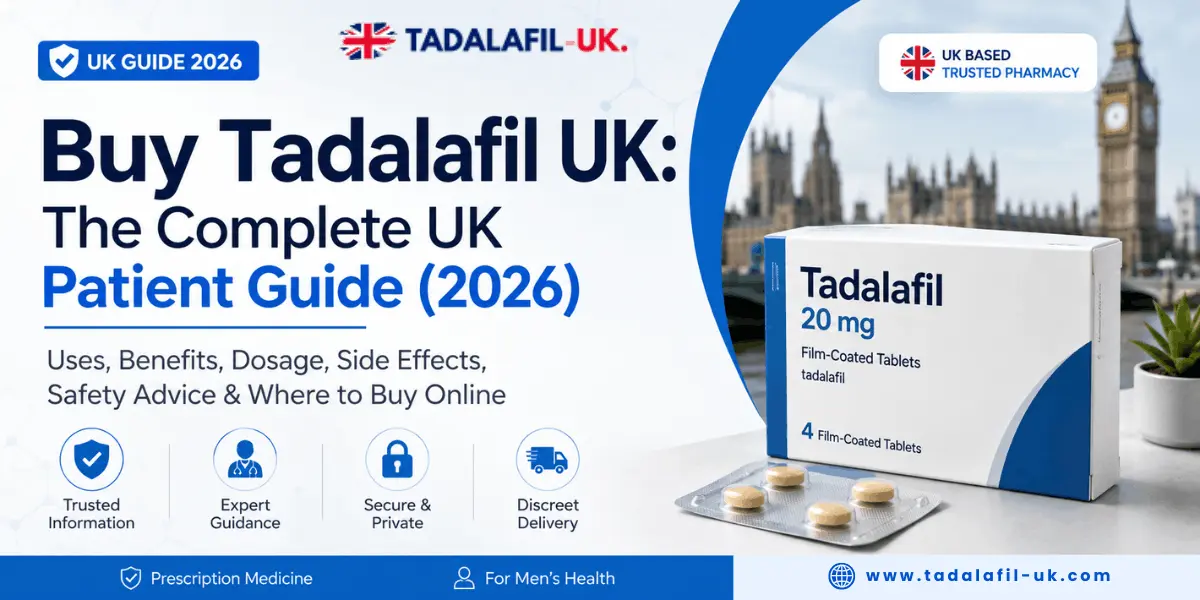 Buy Tadalafil UK: The Complete UK Patient Guide (2026)